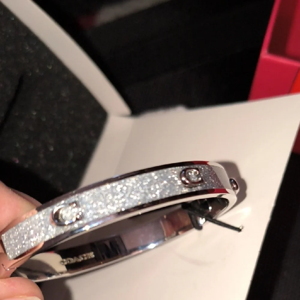 Coach Silver-Tone Bracelet with Sparkling Accents♥️Valentine's Day Is Coming!♥️ - Picture 5 of 11